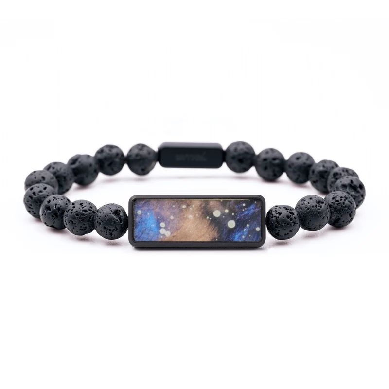 Lava Bead Wood Bracelet - Duane (Cosmos, 829561)