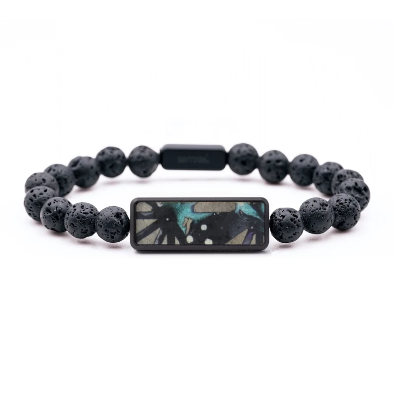 Lava Bead Wood Bracelet - Jimena (Cosmos, 829559)