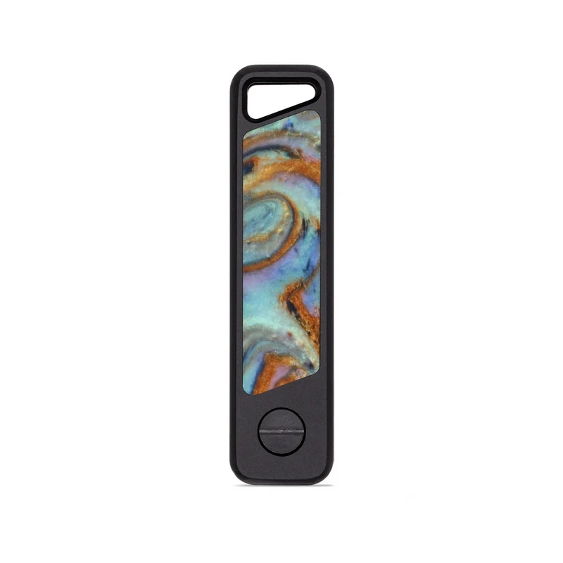 EDC ResinArt KeyHolder - Judith (Teal & Gold, 829543)