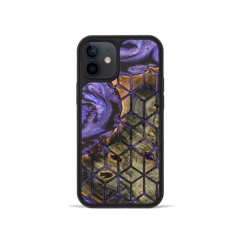 iPhone 12 mini Wood Phone Case - Dominik (Pattern, 829366)