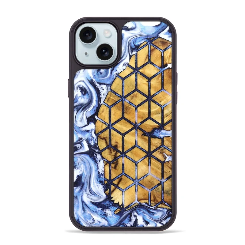 iPhone 15 Plus Wood Phone Case - Keshawn (Pattern, 829364)