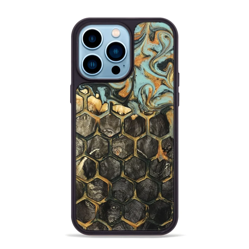 iPhone 14 Pro Max Wood Phone Case - Krysten (Pattern, 829369)