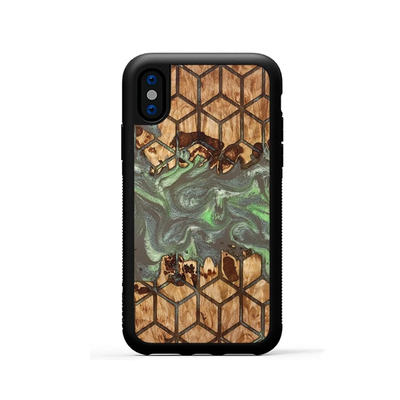 iPhone Xs Wood Phone Case - Marcie (Pattern, 829362)