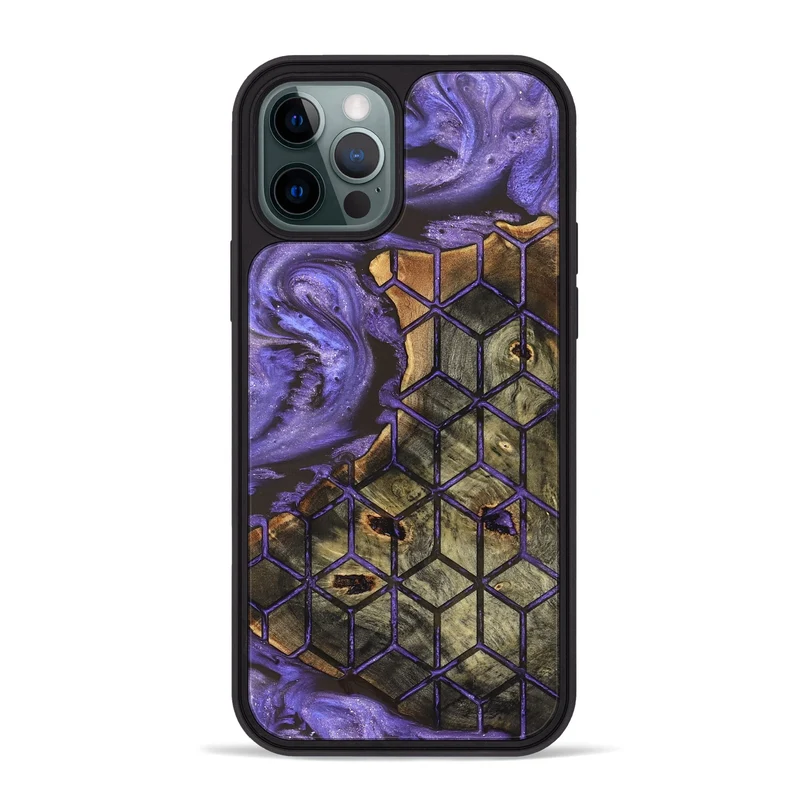 iPhone 12 Pro Max Wood Phone Case - Dominik (Pattern, 829366)