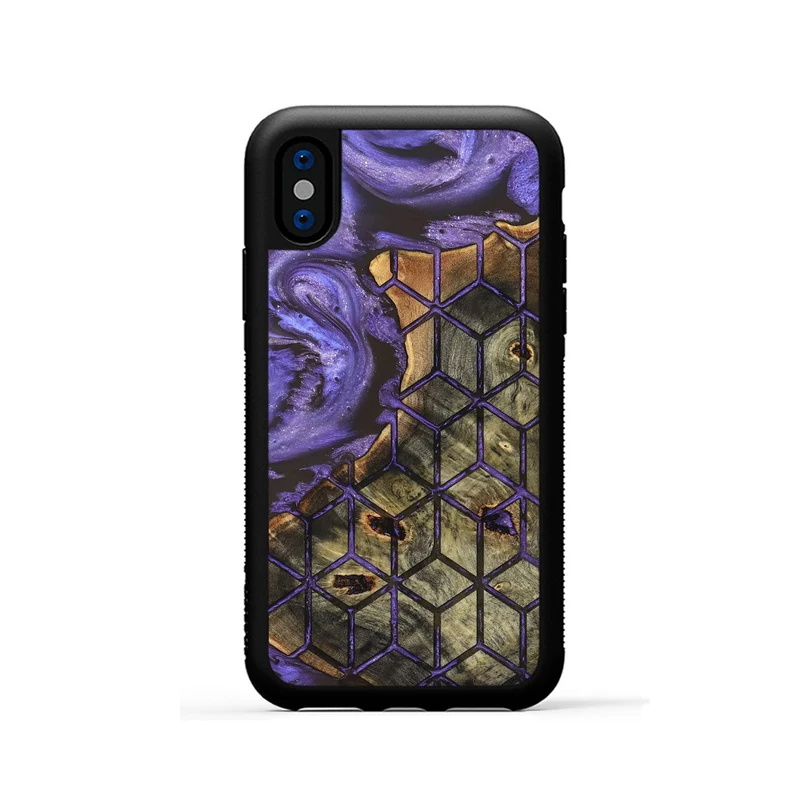 iPhone Xs Wood Phone Case - Dominik (Pattern, 829366)