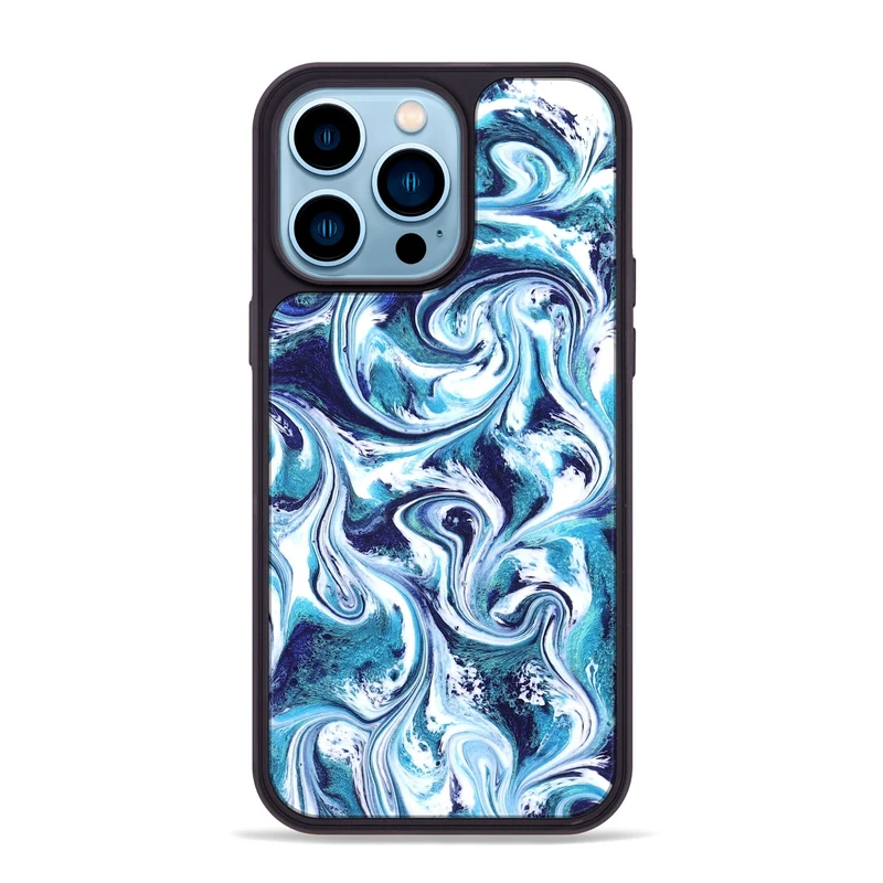 iPhone 14 Pro Max ResinArt Phone Case - Hillary (Blue, 829383)