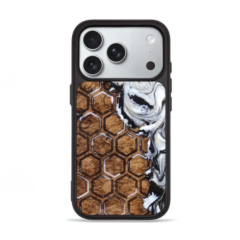 iPhone 18 Pro Wood Phone Case - Kaylah (Pattern, 829359)