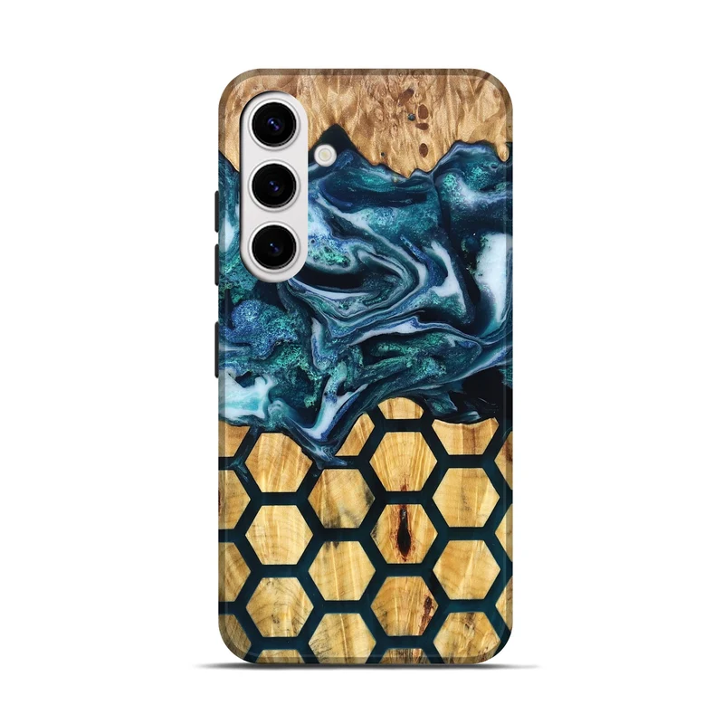 Galaxy S25 Wood Live Edge Phone Case - Leora (Pattern, 829475)
