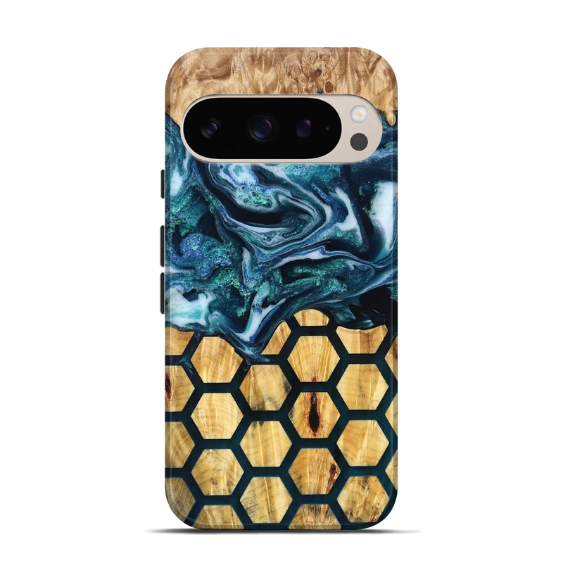 Pixel 9 Pro Wood Live Edge Phone Case - Leora (Pattern, 829475)