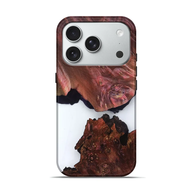 iPhone 18 Pro Wood Live Edge Phone Case - Kanye (Clear, 829471)