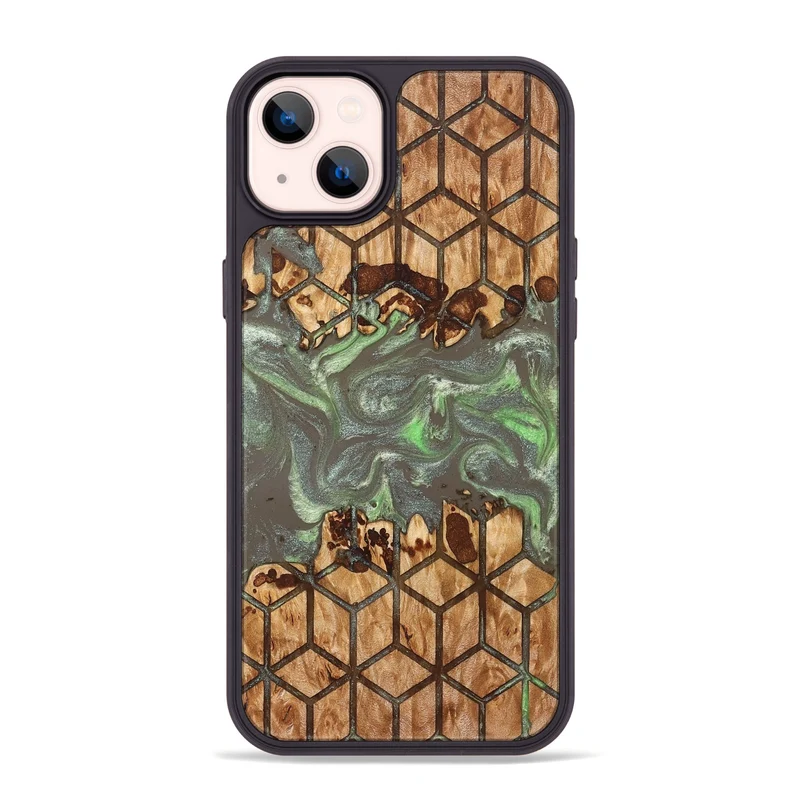 iPhone 14 Plus Wood Phone Case - Marcie (Pattern, 829362)