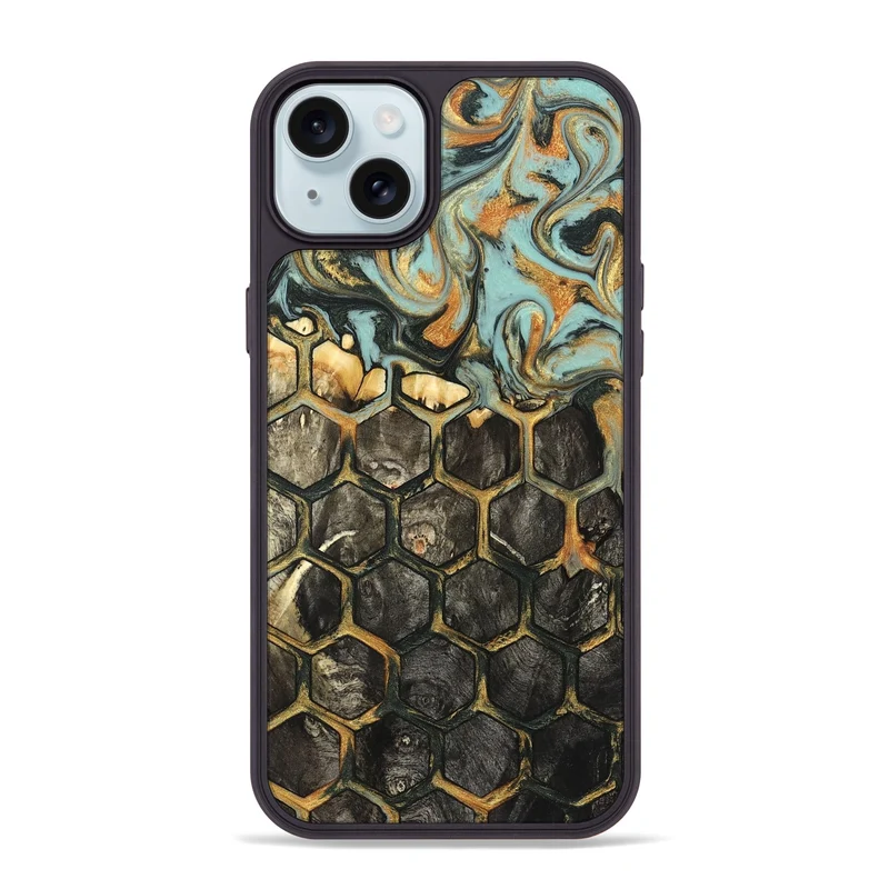 iPhone 15 Plus Wood Phone Case - Krysten (Pattern, 829369)