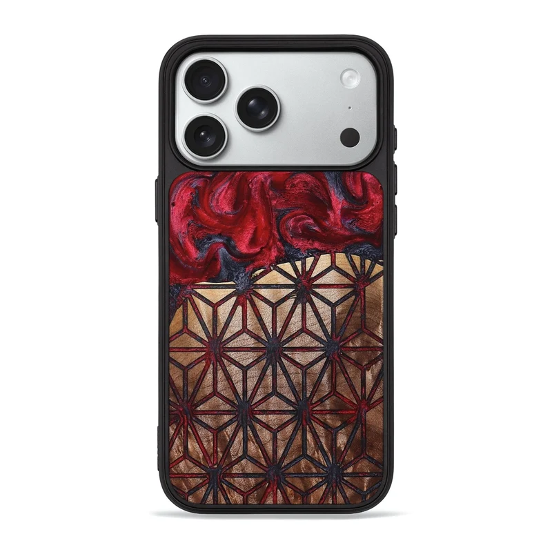 iPhone 18 Pro Max Wood Phone Case - Ayah (Pattern, 829375)