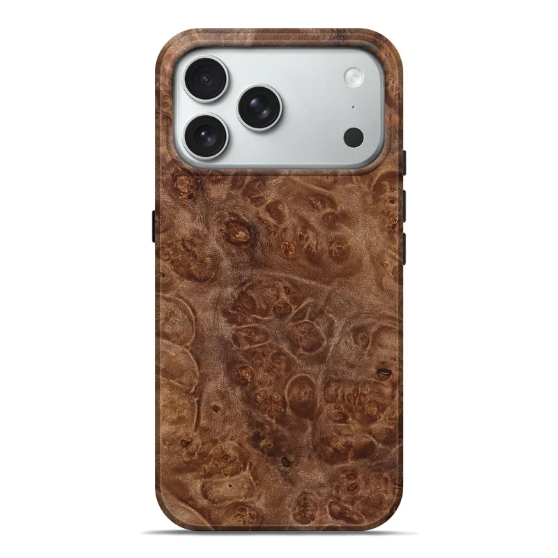 iPhone 18 Pro Max Wood Live Edge Phone Case - Adell (Solid Wood, 829468)