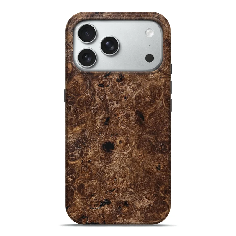 iPhone 18 Pro Max Wood Live Edge Phone Case - Shaniya (Solid Wood, 829470)