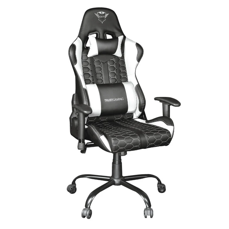 Trust GXT 708W Resto Sedia per gaming universale Nero, Bianco