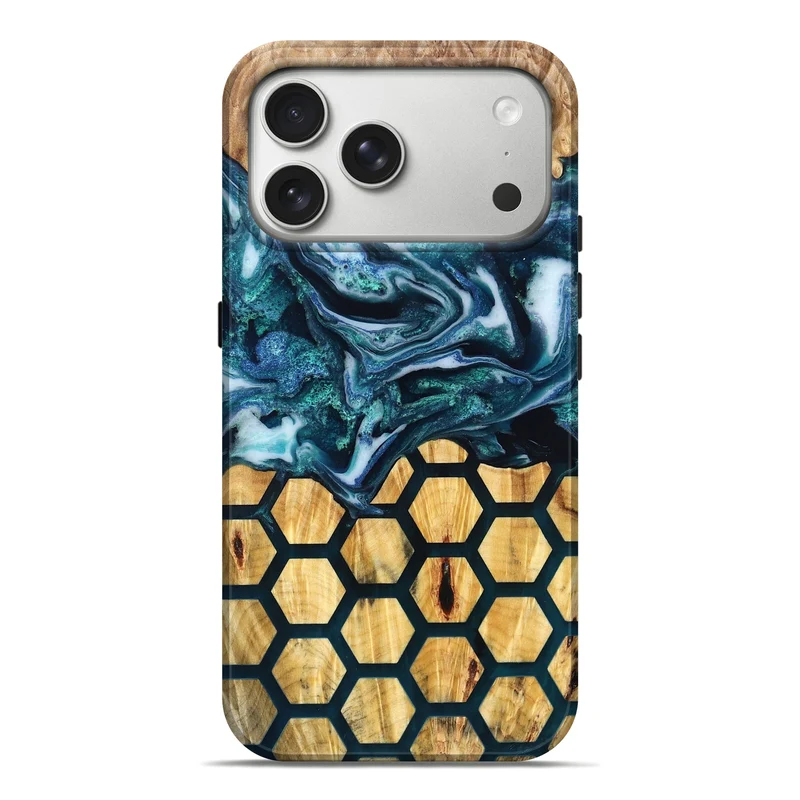 iPhone 17 Pro Max Wood Live Edge Phone Case - Leora (Pattern, 829475)