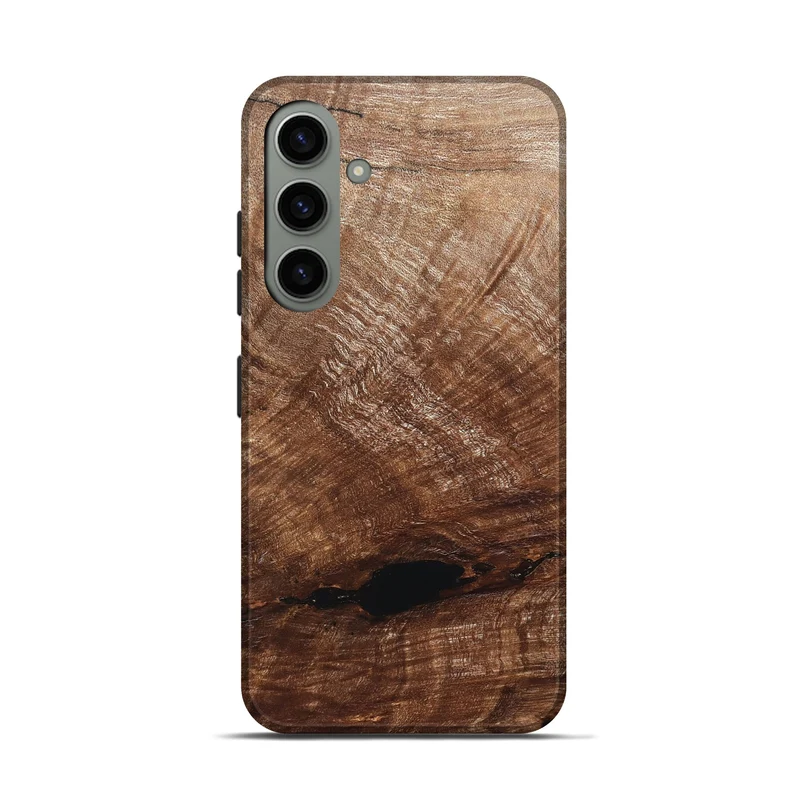Galaxy S24 Wood Live Edge Phone Case - Amirah (Solid Wood, 829474)
