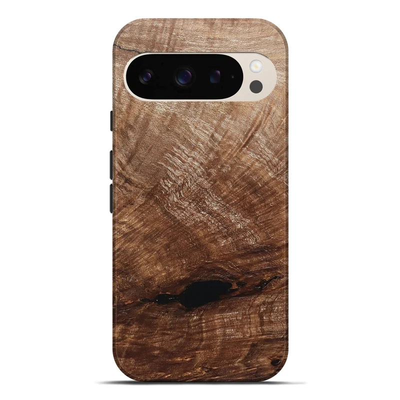 Pixel 9 Pro XL Wood Live Edge Phone Case - Amirah (Solid Wood, 829474)
