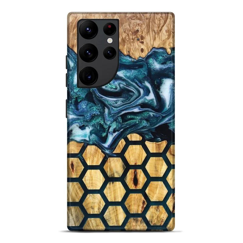 Galaxy S22 Ultra Wood Live Edge Phone Case - Leora (Pattern, 829475)