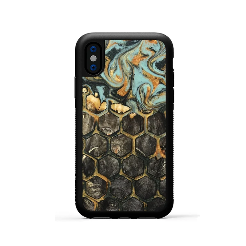 iPhone Xs Wood Phone Case - Krysten (Pattern, 829369)
