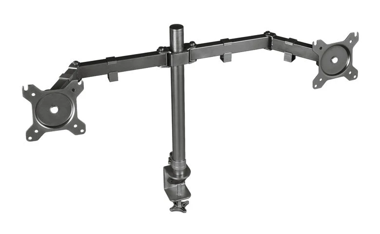 Trust GXT 1120 Mara Dual Monitor Arm 81,3 cm (32") Morsa Nero