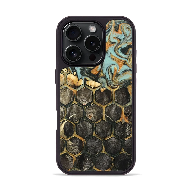 iPhone 16 Pro Wood Phone Case - Krysten (Pattern, 829369)