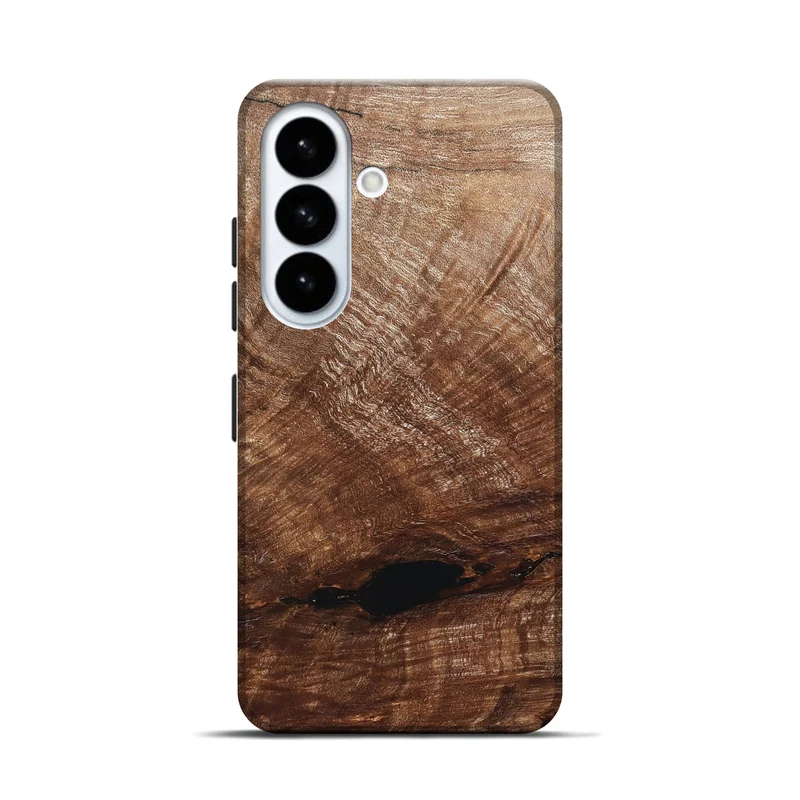 Galaxy S26 Wood Live Edge Phone Case - Amirah (Solid Wood, 829474)