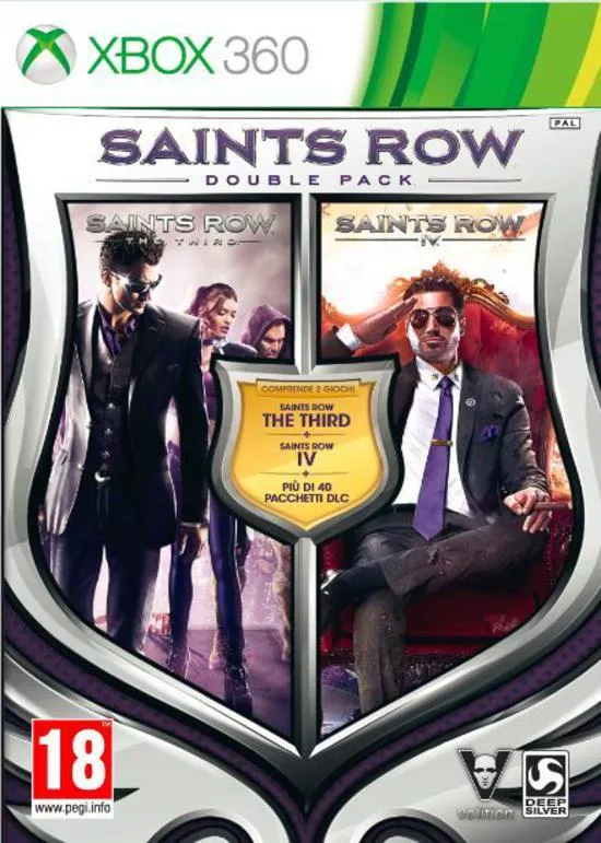 SAINTS ROW DOUBLE PACK XBOX 360 EDIZIONE ITALIANA