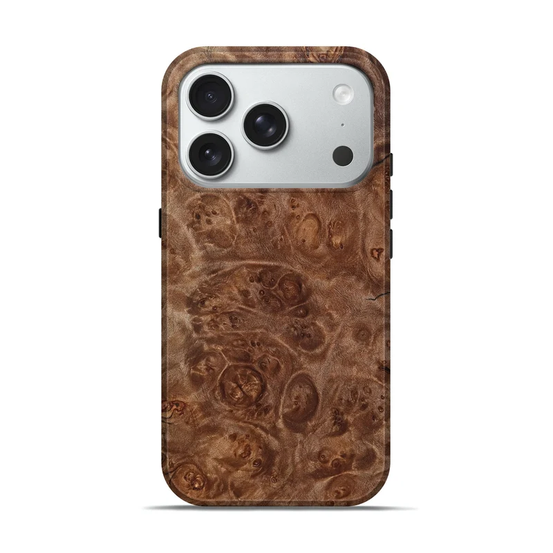 iPhone 18 Pro Wood Live Edge Phone Case - Emmitt (Solid Wood, 829487)