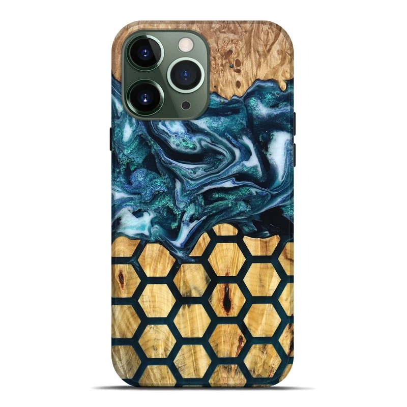 iPhone 13 Pro Max Wood Live Edge Phone Case - Leora (Pattern, 829475)