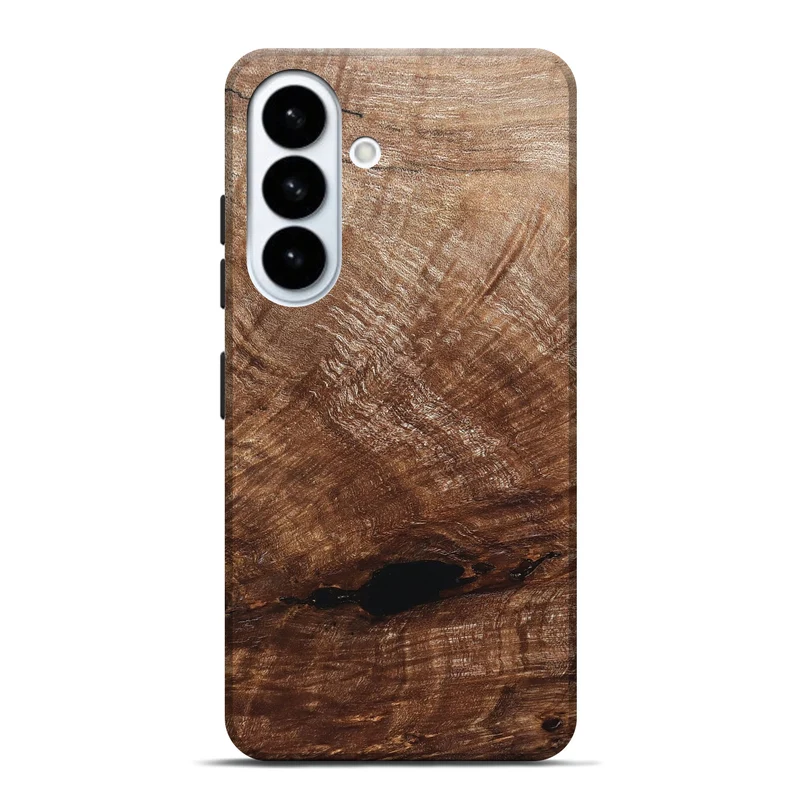 Galaxy S26 Plus Wood Live Edge Phone Case - Amirah (Solid Wood, 829474)