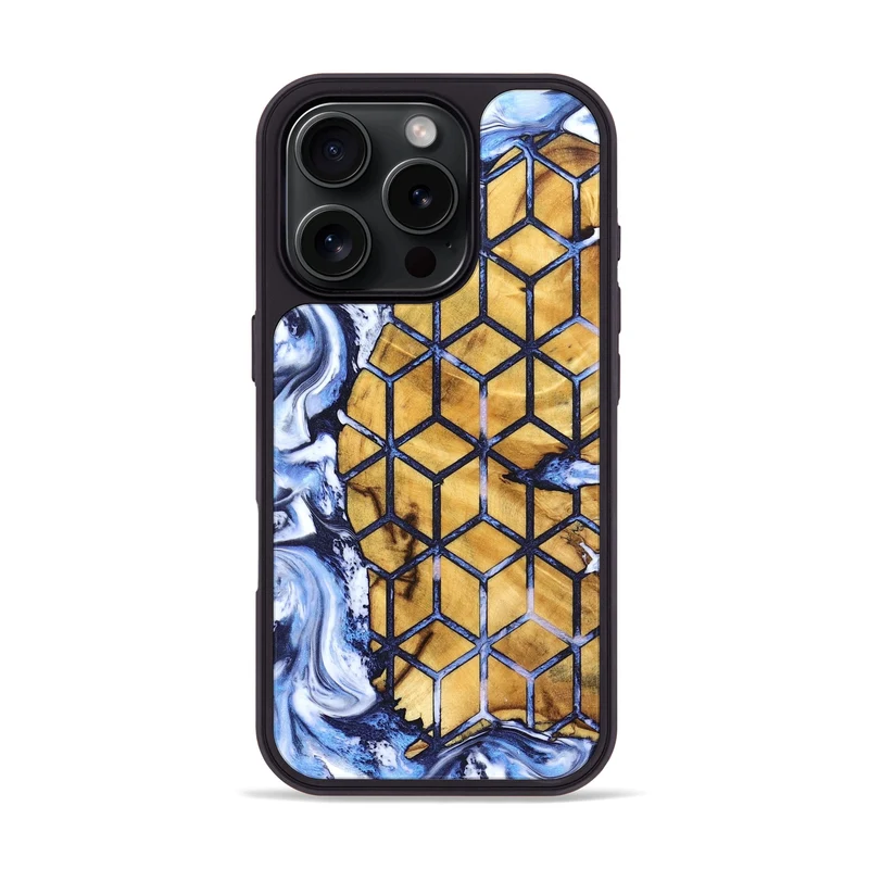 iPhone 16 Pro Wood Phone Case - Keshawn (Pattern, 829364)