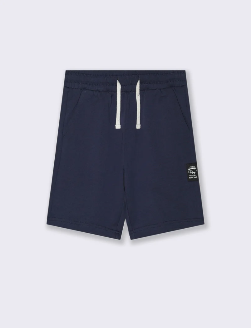 Bermuda in felpa da bambino - Blu