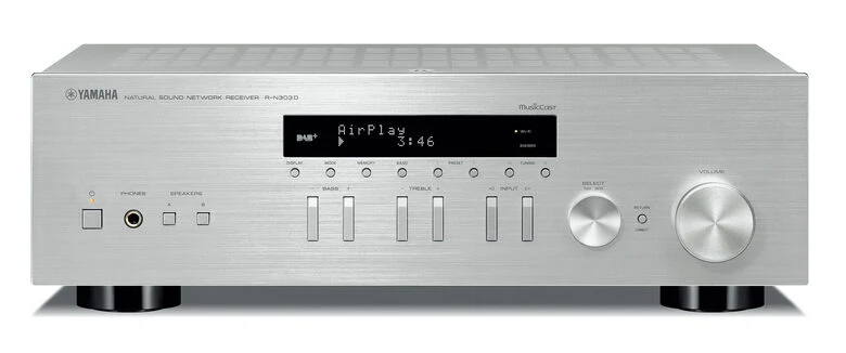 Yamaha R-N303D Argento