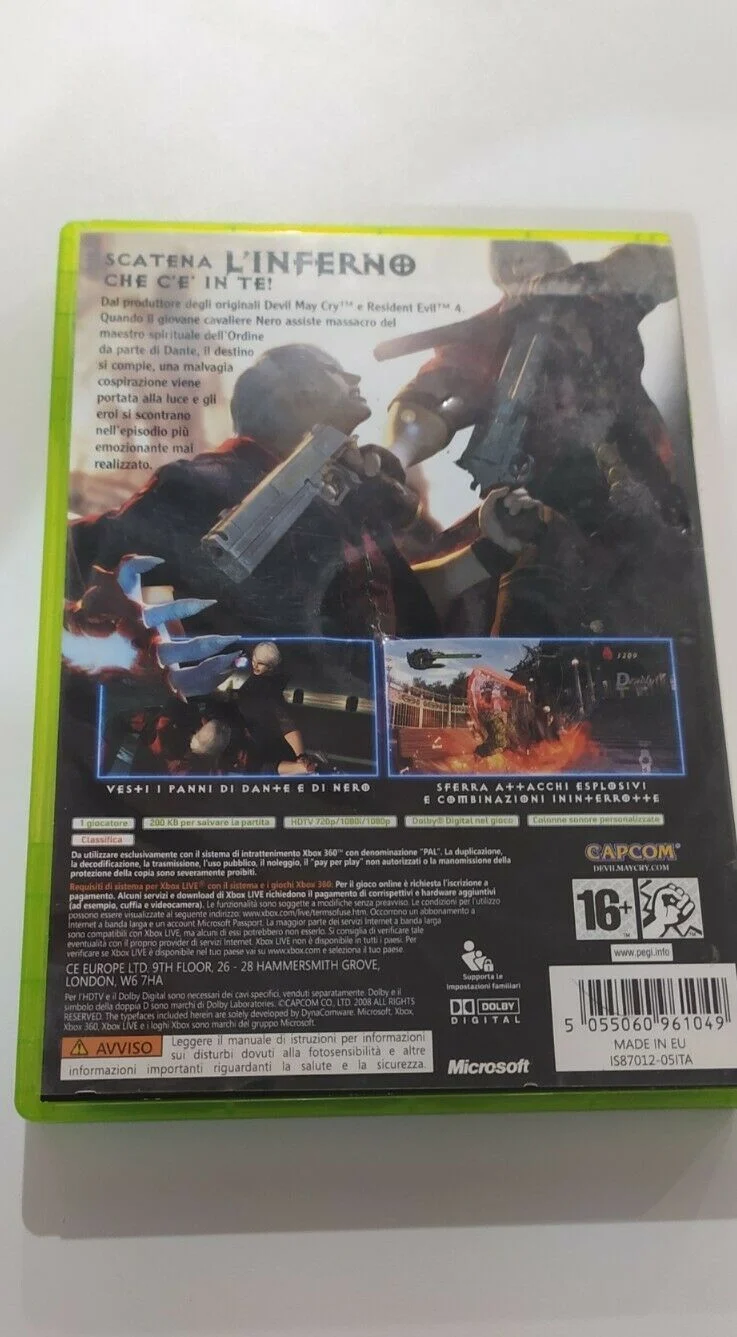 DEVIL MAY CRY 4 XBOX 360 EDIZIONE ITALIANA