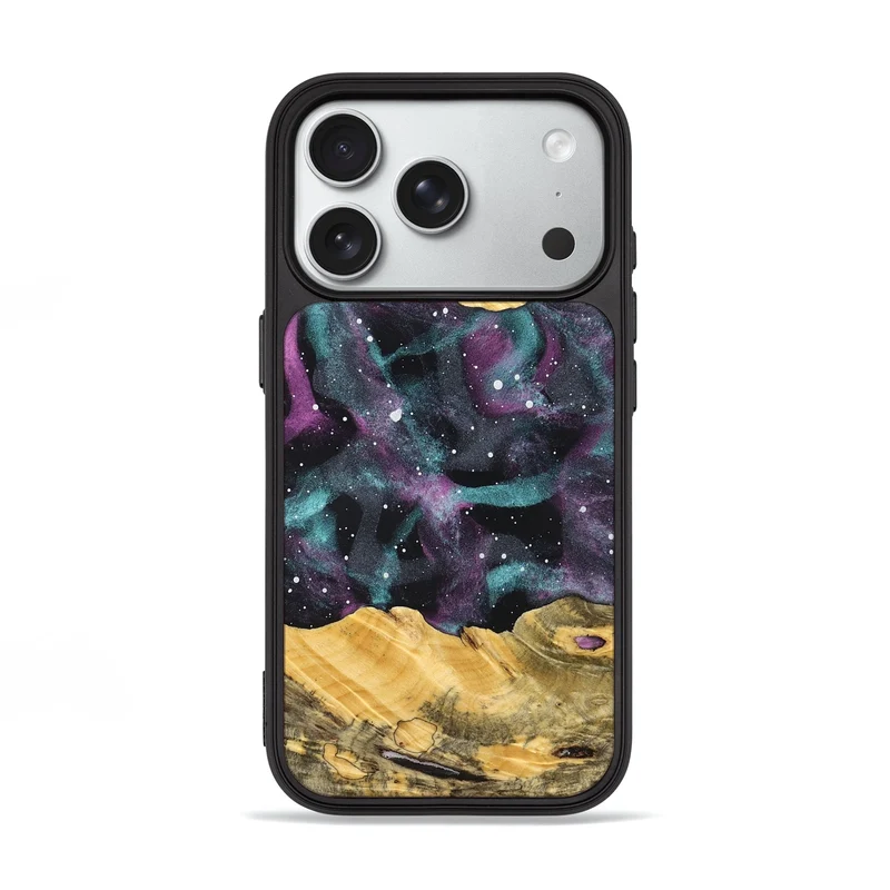 iPhone 18 Pro Wood Phone Case - Shamar (Cosmos, 829304)