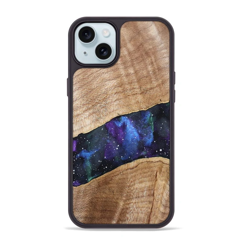 iPhone 15 Plus Wood Phone Case - Alberto (Cosmos, 829314)