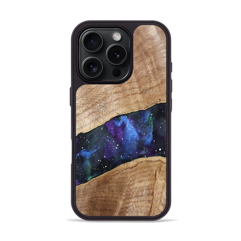iPhone 16 Pro Wood Phone Case - Alberto (Cosmos, 829314)