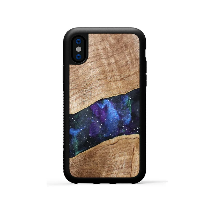 iPhone Xs Wood Phone Case - Alberto (Cosmos, 829314)