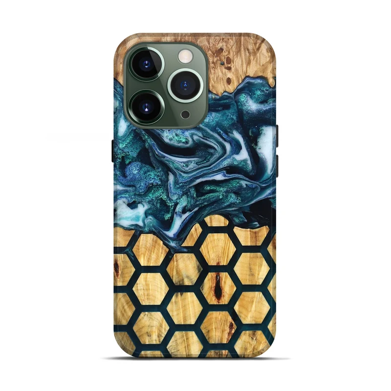 iPhone 13 Pro Wood Live Edge Phone Case - Leora (Pattern, 829475)