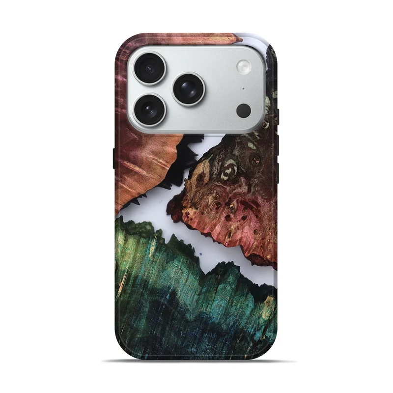 iPhone 18 Pro Wood Live Edge Phone Case - Elowyn (Clear, 829493)