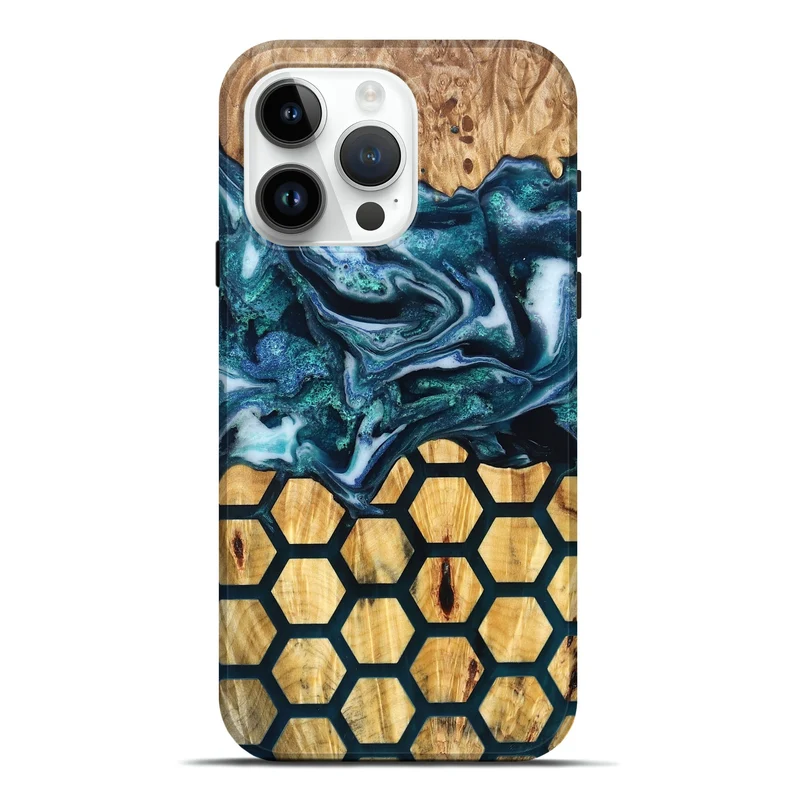 iPhone 15 Pro Max Wood Live Edge Phone Case - Leora (Pattern, 829475)