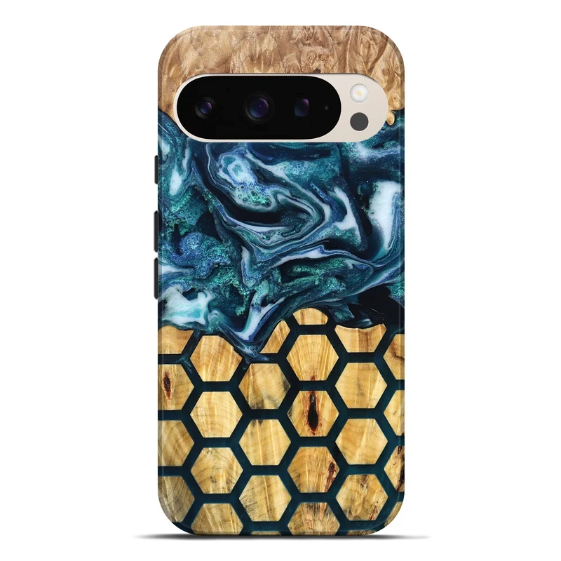 Pixel 9 Pro XL Wood Live Edge Phone Case - Leora (Pattern, 829475)