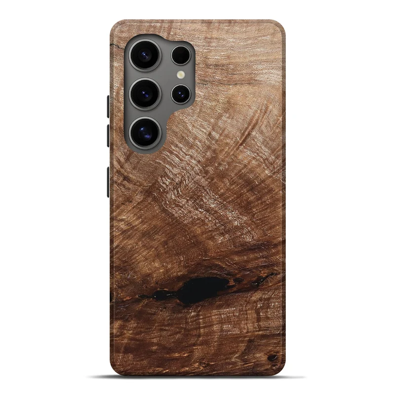 Galaxy S25 Ultra Wood Live Edge Phone Case - Amirah (Solid Wood, 829474)