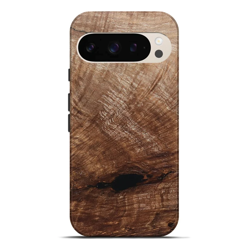Pixel 10 Pro XL Wood Live Edge Phone Case - Amirah (Solid Wood, 829474)