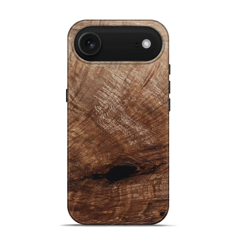 iPhone 17 Air Wood Live Edge Phone Case - Amirah (Solid Wood, 829474)