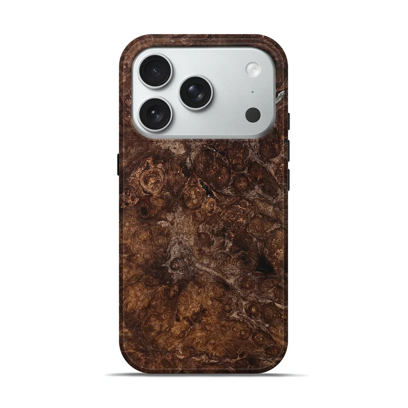 iPhone 18 Pro Wood Live Edge Phone Case - Joselin (Solid Wood, 829490)