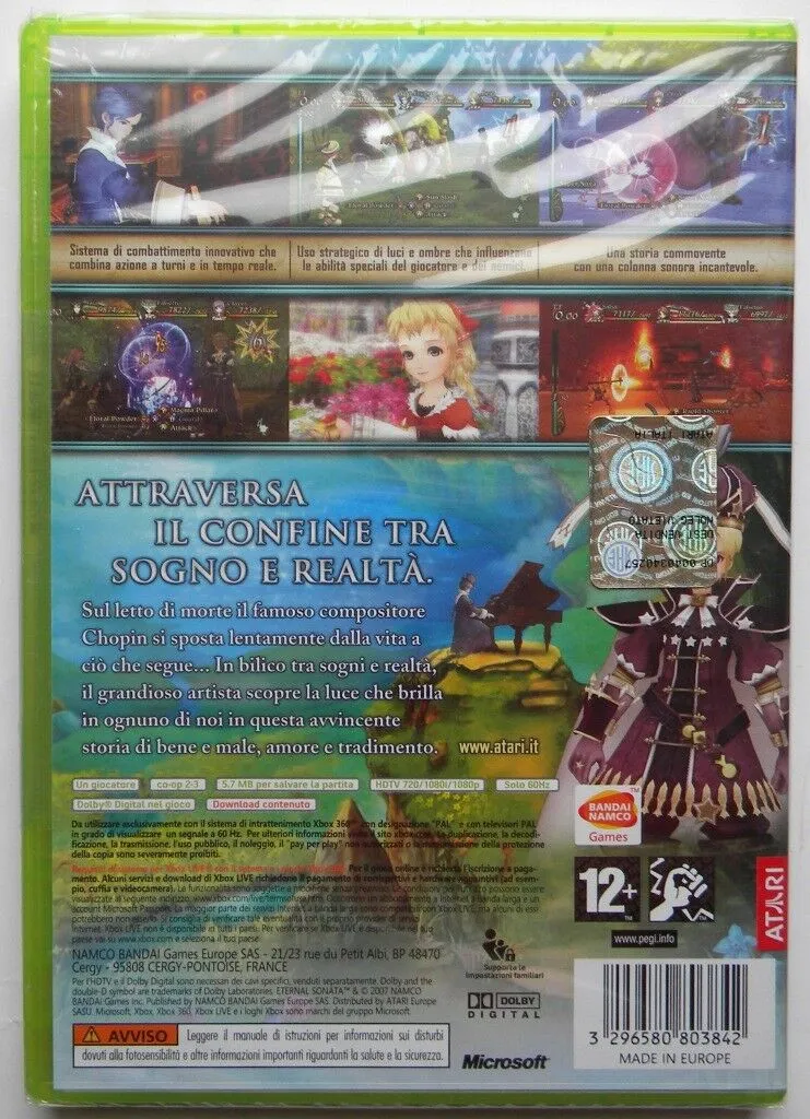 ETERNAL SONATA XBOX 360 EDIZIONE ITALIANA