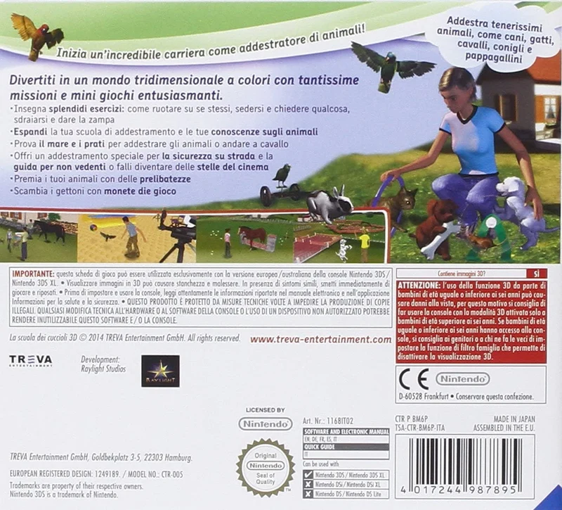 LA SCUOLA DEI CUCCIOLI 3D NINTENDO 3DS EDIZIONE ITALIANA